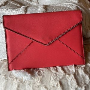 Rebecca Minkoff Coral Gold Zipper Clutch
